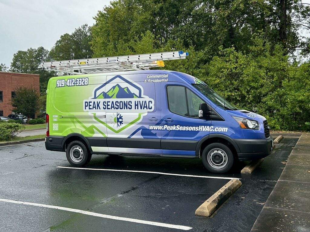 Peak Seasons HVAC Company Van